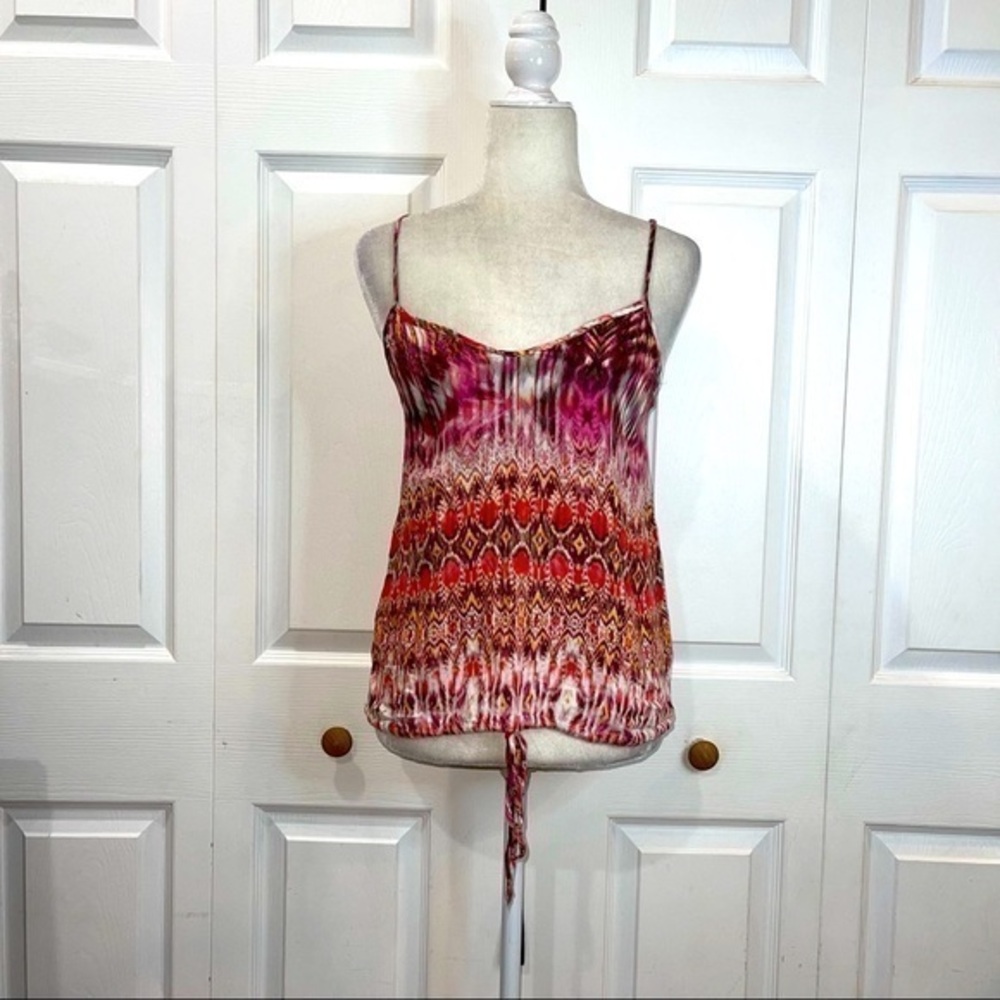 2/$25 Velvet Tribal Pink & Red Tank Top